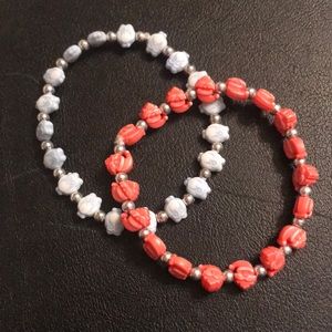 CHILDREN STRETCH BRACELET red / blue